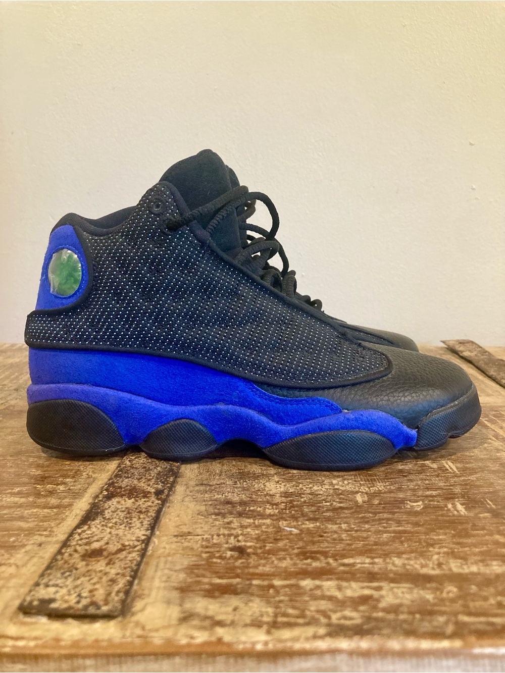 Air Jordan 13 Retro "Hyper Royal" High Top Sneakers Youth 5 5Y Basketball Shoes
